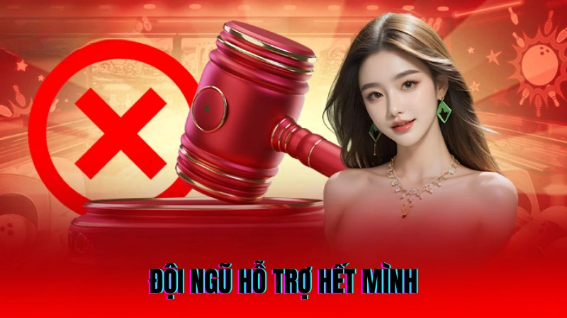 Đội ngũ hỗ trợ hết mình